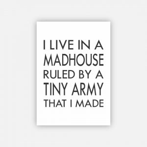 Poster - I Live in a Mad House