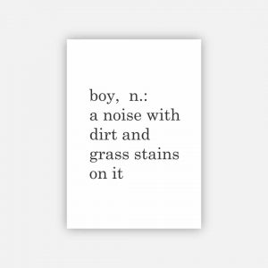 Poster - Definition Boy