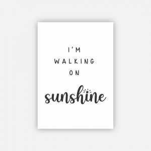 Poster - I'm Walking On Sunshine