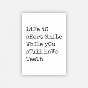 Poster - Life is Short