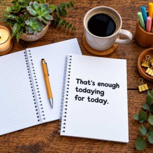 Notebook A5 - Enough