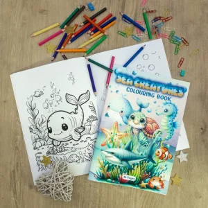 Colouring In Book - Sea Creatures