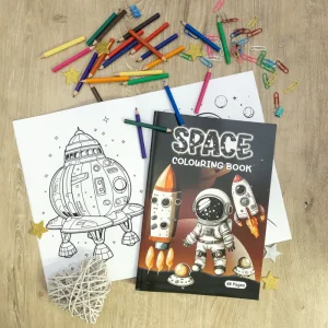Colouring In Book - Space
