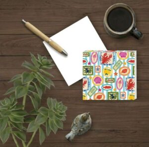 Square Notepad - Lobster