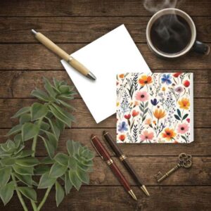 Square Notepad - Wildflowers