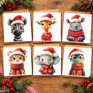 Gift Cards -  Christmas Animals