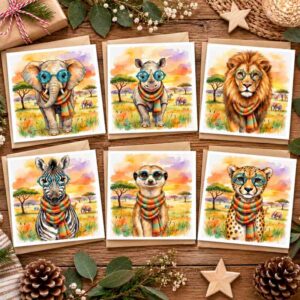 Gift Cards -  Safari with Glasses