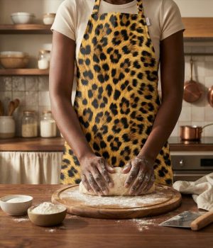 Apron - Leopard Skin