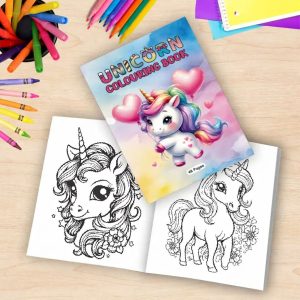 Colouring in Book - Unicorn
