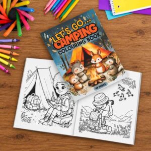 Colouring in Book - Camping