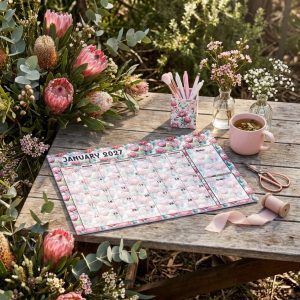2027 Desk Calendar A3 - Proteas