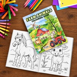 Colouring in Book -  Farm Animals
