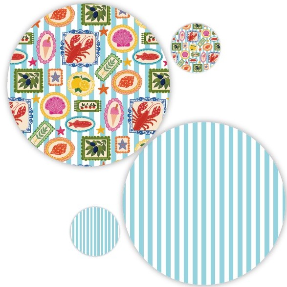 Placemats & Coasters Round - Lobster - Image 2