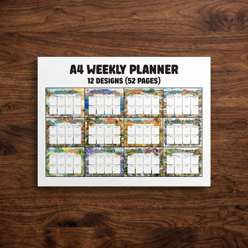 Weekly Planner A4 - SA Scenery - Image 2