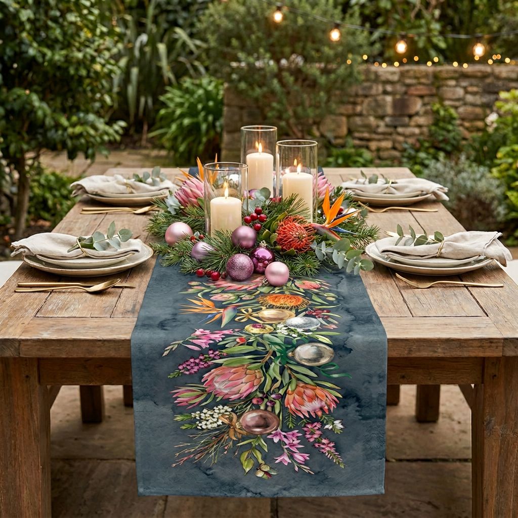 Table Runner - Christmas SA Floral