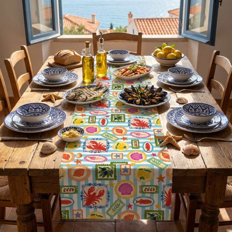 Table Runner - Lobster