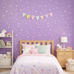 Wall Fabric - Unicorn Lavendar Mystical