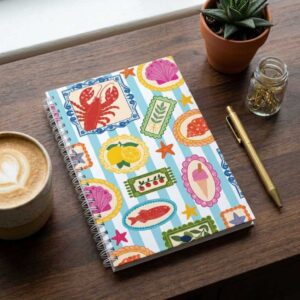 Notebook Hardcover A5 - Lobster
