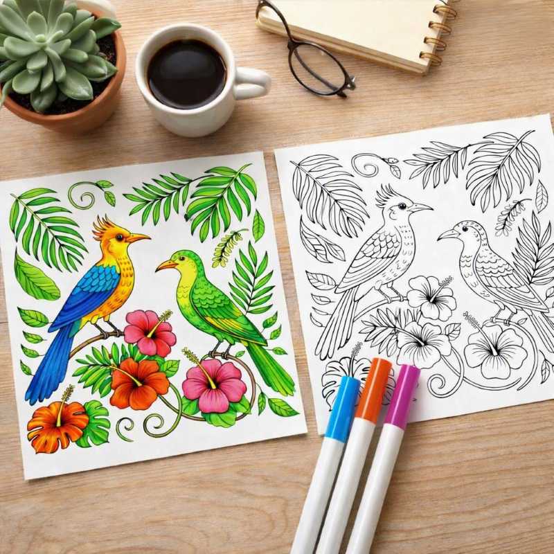 Canvas Print - Birds