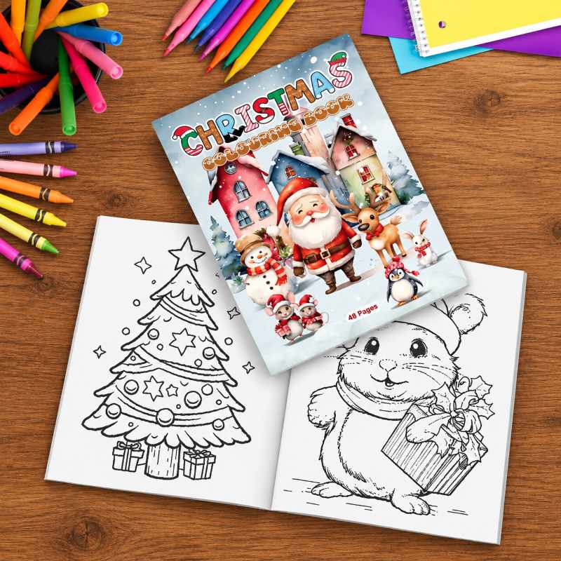 Colouring in Book - Christmas