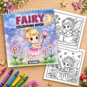 Colouring in Book - Fairies