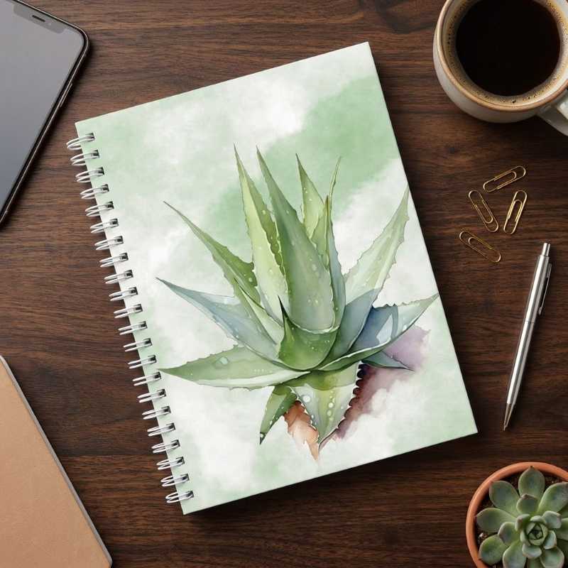 Notebook Hardcover A5 - Aloes