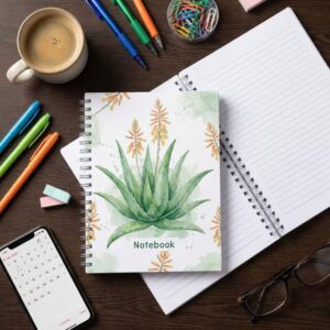 Notebook A5 - Aloe