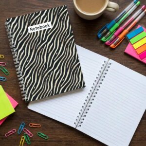 Notebook A5 - Zebra Skin
