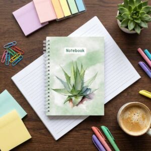 Notebook A6 - Aloe
