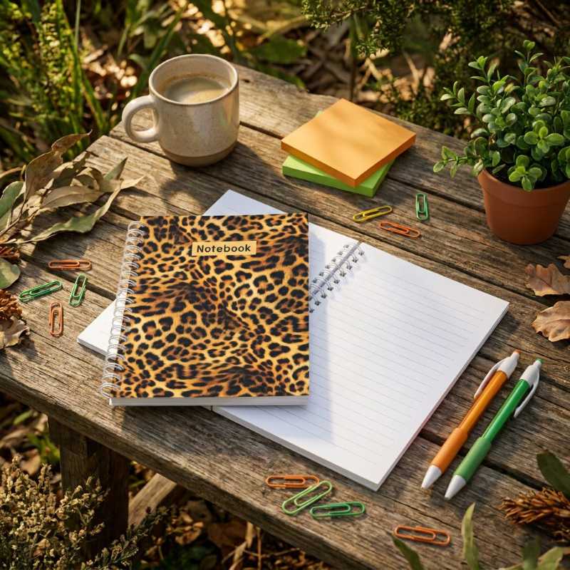 Notebook A6 - Leopard Skin