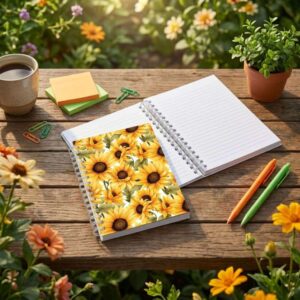Notebook A6 - Sunflowers
