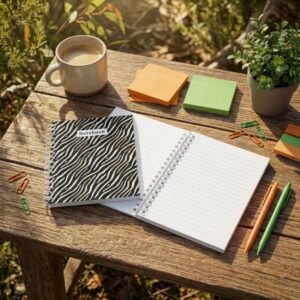 Notebook A6 - Zebra Skin