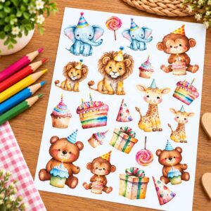 Sticker Sheet - Birthday