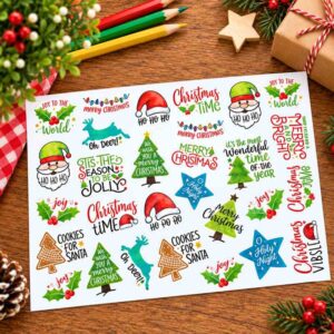 Sticker Sheet - Christmas Ho Ho Ho