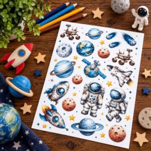 Sticker Sheet - Space