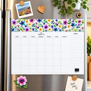 Monthly Magnetic Planner A3 - Wild Flowers