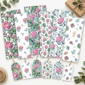 Wrapping Paper - Proteas